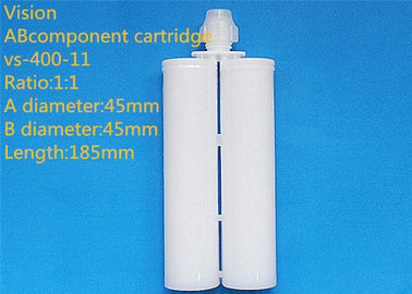 400ML 1: 1 AB الغراء خرطوشة السحب مكونات سيليكون فارغة خرطوشة لالايبوكسي الغراء