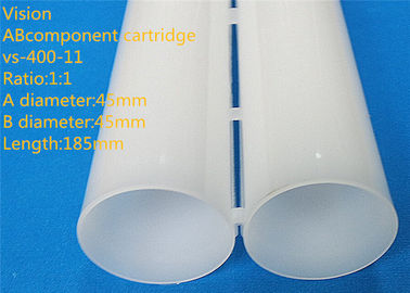 400ML 1: 1 AB الغراء خرطوشة السحب مكونات سيليكون فارغة خرطوشة لالايبوكسي الغراء