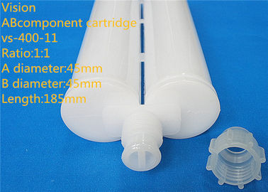 400ML 1: 1 AB الغراء خرطوشة السحب مكونات سيليكون فارغة خرطوشة لالايبوكسي الغراء