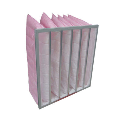 F5 - F8 حقيبة مرشح الإسكان والتهوية الاصطناعية فلتر الهواء 595x595x500MM - 6P