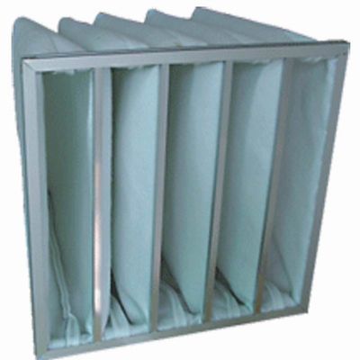 F5 - F8 حقيبة مرشح الإسكان والتهوية الاصطناعية فلتر الهواء 595x595x500MM - 6P