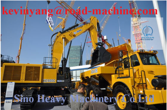 حفارة الجنزير الهيدروليكية الكبيرة XCMG ، سعة الجرافة 4.5 متر مكعب ، وزن التشغيل 88000 كجم