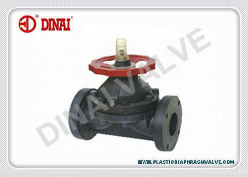 PP - GF / PTFE البلاستيك مباشرة من خلال الحجاب الحاجز صمام، التحكم بالهواء المضغوط