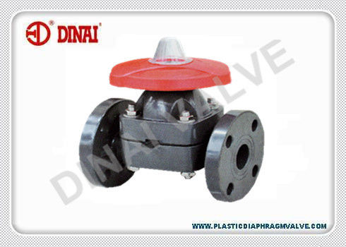 CPVC PVDF البلاستيك هوائي تعمل الحجاب الحاجز صمام، الفولاذ المقاوم للصدأ