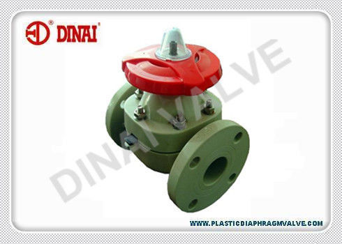 CPVC PVDF البلاستيك هوائي تعمل الحجاب الحاجز صمام، الفولاذ المقاوم للصدأ