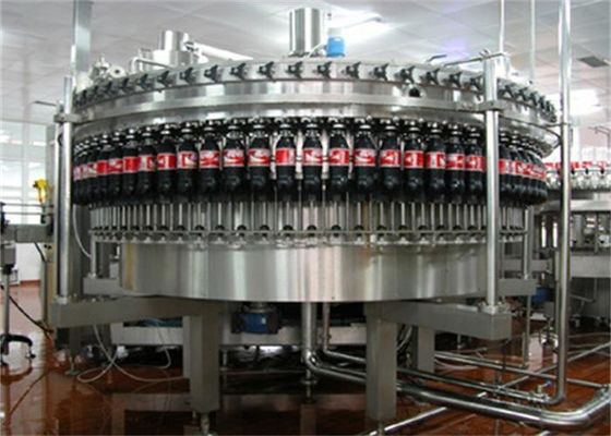 عالية السرعة الغازية شرب خط إنتاج للكولا / العفريت 6000BPH