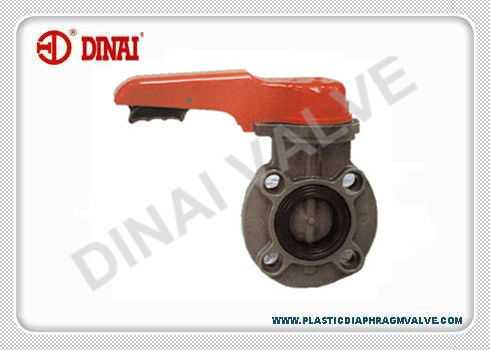 anti-corrosive بلاستيكيّ فراشة صمام لمعالجة المياه نظام شبكة الأنابيب, 1"إلى 24", رقاقة نوع, 1.0Mpa, UPVC, CPVC, PVDF, p
