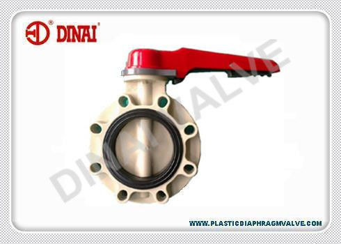 رقاقة نوع لدن بالحرارة فراشة صمام دليل استخدام وترس مقبض, 1.0Mpa, 1"~24", UPVC, CPVC, PVDF, pp, PPH يصنع