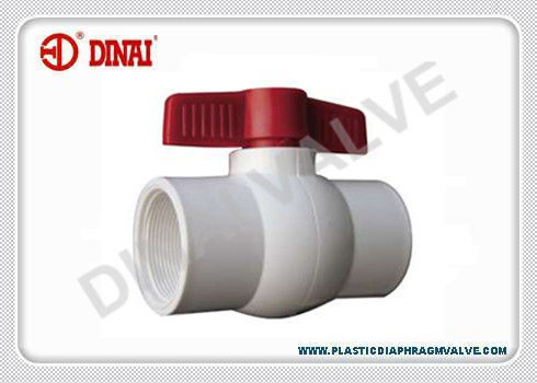 3/8"- 4"إتفاق بلاستيكيّ كرة صمام مع NPT/BSPT خيط سنّ اللولب نهاية