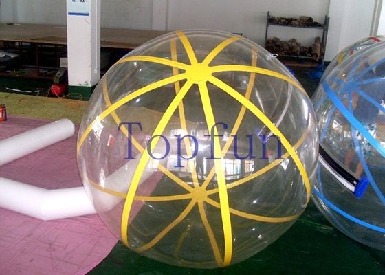 2M المستوردة زيبر نفخ المشي كرة الماء شفاف 1.0MM PVC / TPU